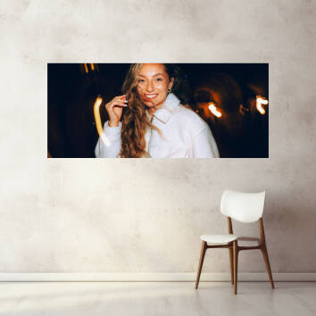 Фото Картина, що світиться, на полотні алюмінієвий підрамник - Тітка (Панорама)