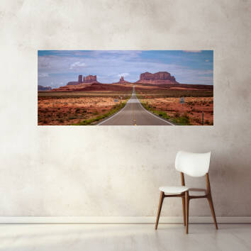 Фото Картина, що світиться, на полотні дерев'яний підрамник - Техас (Панорама)