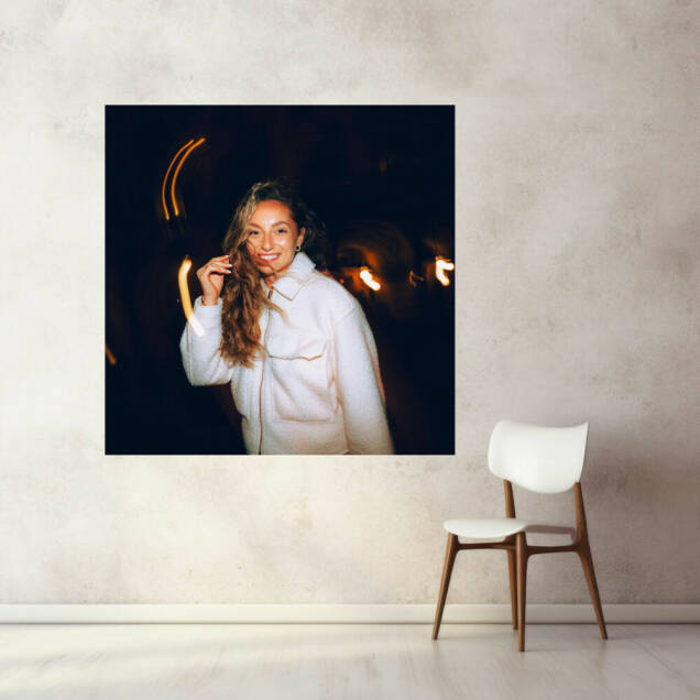 Фото Картина на полотні алюмінієвий підрамник - Тітка (Квадрат)