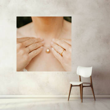 Фото Картина, що світиться, на полотні дерев'яний підрамник - Кулон (Квадрат)