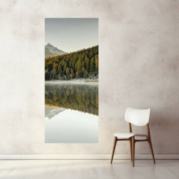 Фото Светящаяся картина на холсте деревянный подрамник - Ліс (Вузький)