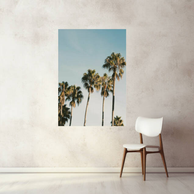 Фото Картина на склі - Пальми (Портрет)