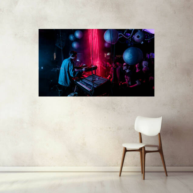 Фото Картина, що світиться, на полотні алюмінієвий підрамник - DJ (Альбом)